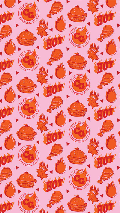 Cluckin Good Chicken Fried Chicken Brand Packaging Icons #4 art artwork brand identity branding design digital art digital illustration fast food fired chicken food icons icon pack illustration logo mockups packaging vector