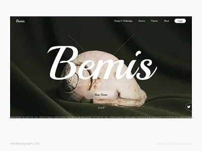 eg.133 branding character design element format graphic graphic design landing page layout mind studio typography ui web web design