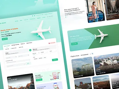 Flight booking website airplane website booking landing page booking website creative website flight booking website flight website