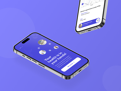 DocHealth mobile app android app design doctor flat home ios layo medicine mobile schedule splash studio ui ux