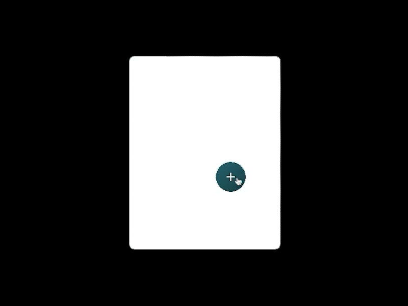 Figma fab button interaction animation figma interaction