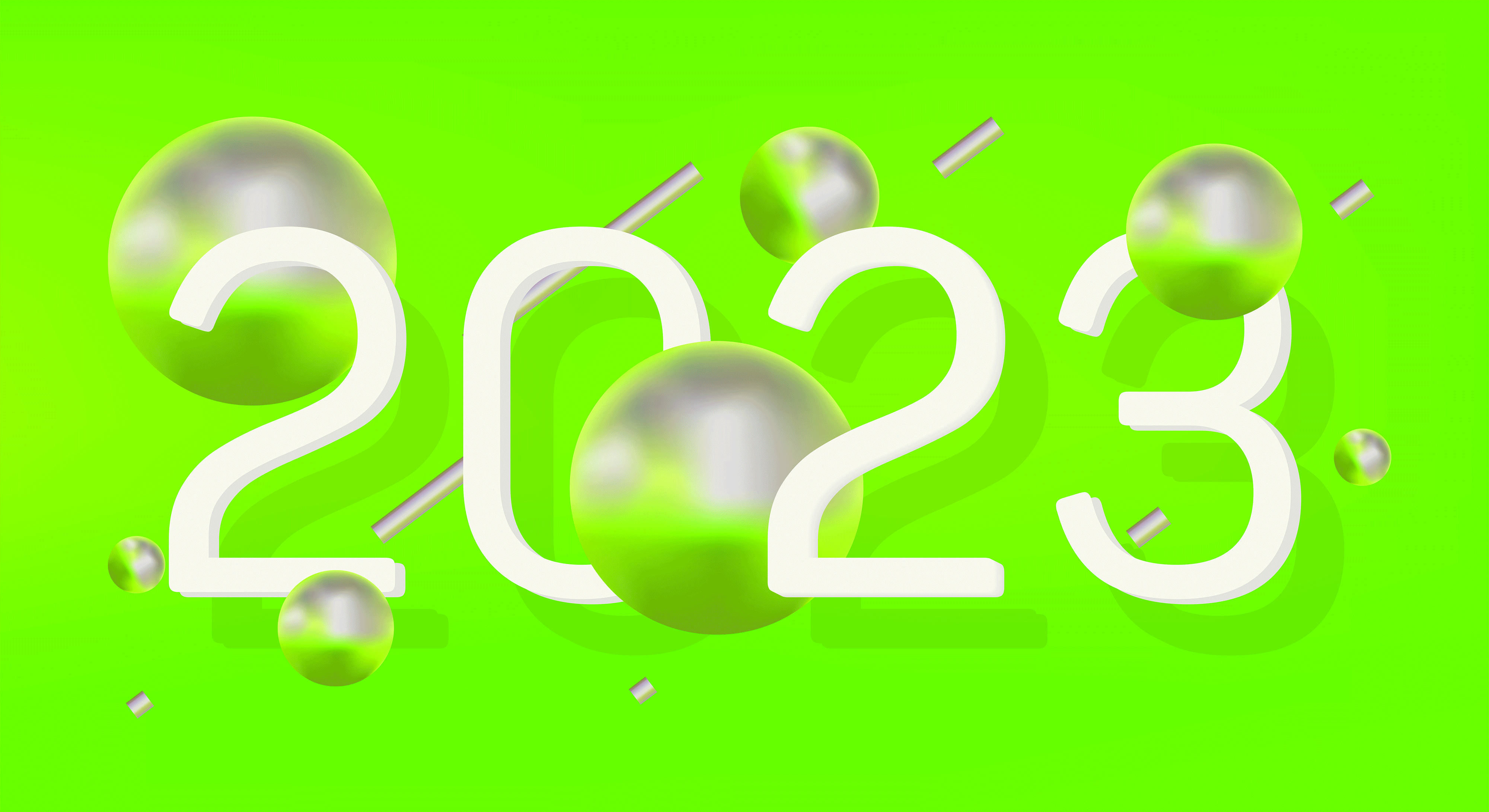 2023 New Year Vector Art - Free Download 2023 3d adobe illustrator free freebie graphic design new year vector vector illustration wallpaper