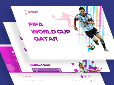 FIFA⚽ World Cup🏆 Landing Page📄 argentina design fifa fifa world cup football games graphic landing page lionel lovers messi messi lovers qatar sports ui uiux ux web website world cup