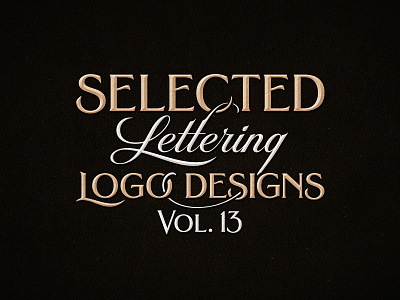 Lettering Logo Designs, Vol. 13 branding custom dalibass design graphic design hand drawn lettering logo logotype typography