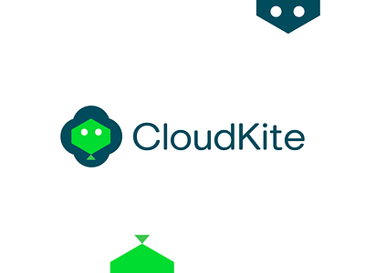 CloudKite logo concept bold brand brand identity branding cloud cloudkite design fly graphic design identity illustration kite logo logo design logo mark minimal modern typography ui vector