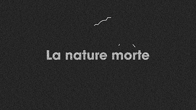 La Nature Morte brand identity design visual art