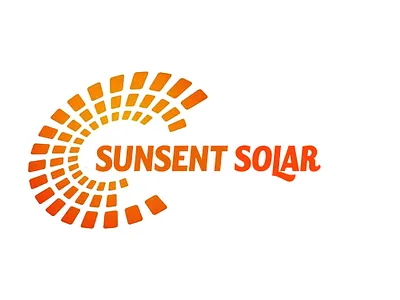 Sunsent Solar Logo adobe illustrator adobe photoshop branding design graphic design illustration logo