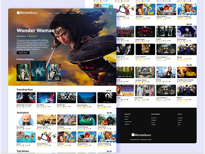 Movie Landing Page download website entertainment films landing page movie template