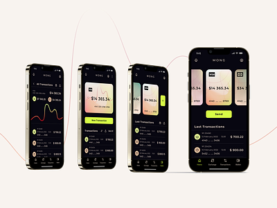 MVP Fintech Product application design finance fintech mobile mvp transactions ui ux web