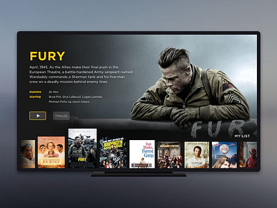 Movie Streaming Websites Ui UX Design Free