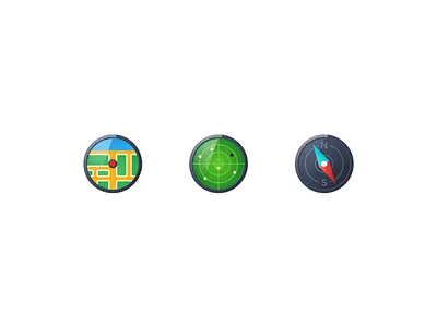 Navigator / Radar / Compass compass figma gps graphic design icon icons illustration l navigation navigator radar sketch skeuomorphism ui vector