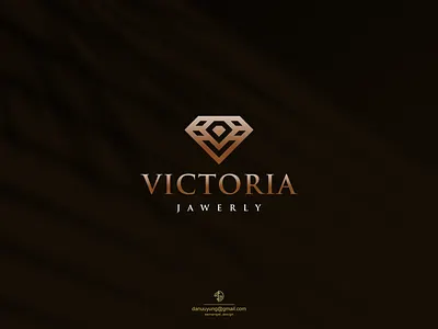 VICTORIA JAWERLY branding design flat graphic design icon illustration logo typography ui v diamond logo v jawerly lofo v logo vector