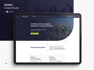 GENEA - website design case study branding case case study construction construction site design figma graphic design minimalism mobile responsive site study texture ui ux web website