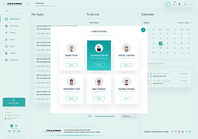 Switch Portal Page Design craxinno craxinnotechnologies design figma design graphic design illustration logging with another user software development switch admin switch portal switching pop up design technologies ui user interface ux
