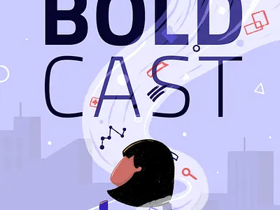 Podcast cover - for Centre for BOLD Cities big data cover data illustration illustrator podcast podcast cover research smart cities smart city