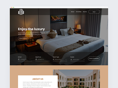 Elvire branding design hospitality hotel logo ui web design