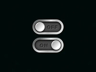 Skeuomorphism/Neumorphism Toggle Switch. app icon button icondesign iconography logo neo neomorphism on off real realistic skeu skeu skeuomorph skeuomorphism skeumorphic skeuomorphism switch icon toggle toggle icons toggle switch ui user interface icon