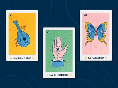 Lottery Card Illustrations - Set 2 card cute design draw illustration lotterycards photoshop procreate