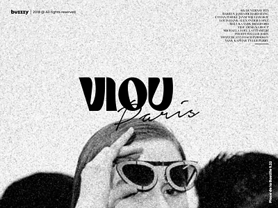 viou paris branding clothing clothing brand design fashion fashion brand graphic design illustration logo logo design logotype modern logo streetwear streetwear design tshirt urban urban logo wordmark y2k