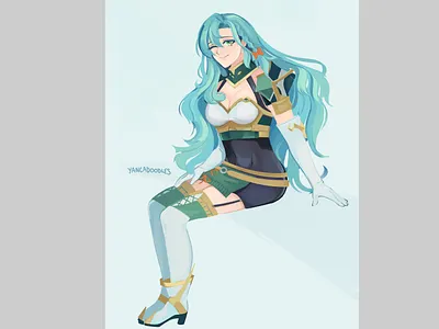 Chloé (Fire Emblem) design digital painting fanart fire emblem illustration