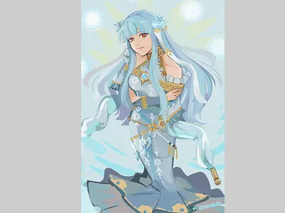 Ninian (Fire Emblem) design digital painting fanart fire emblem illustration
