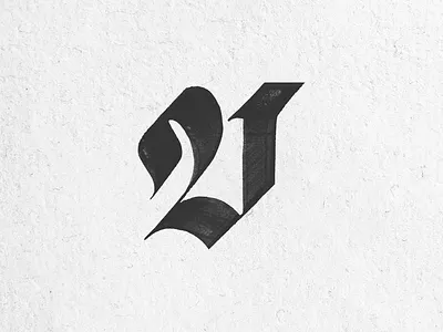 Letra U 2021 36daysoftype calligraphy hand lettering handlettering lettering type