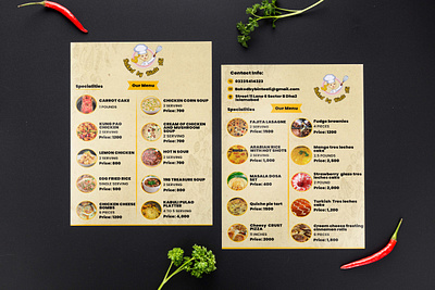 menu design