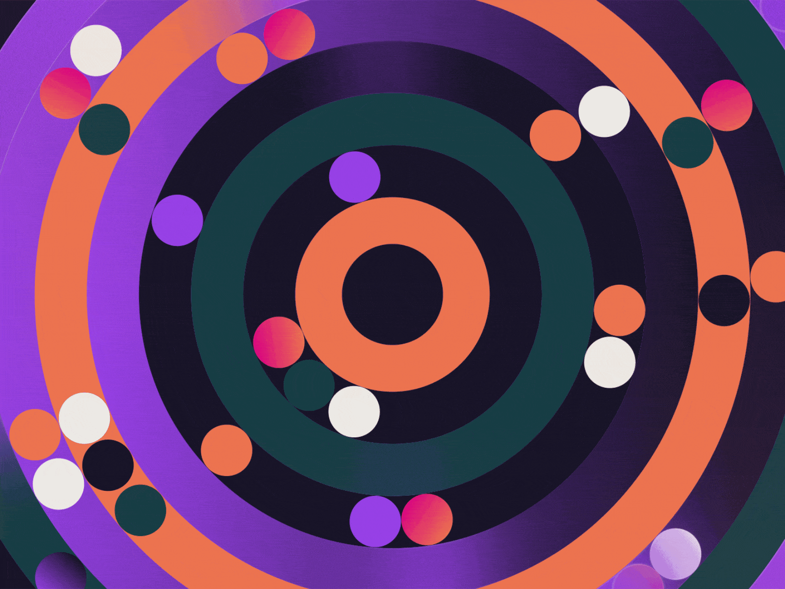 Rug-pulls abstract animation blockchain circle crypto design dot geometry gif gradient illo illustration motion motion graphics shapes transition