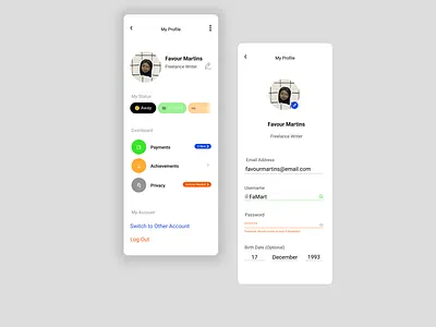 Daily UI Challenge Day 6 app design logo ui ux