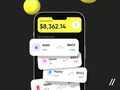 Investment Mobile IOS App ai android animation app interaction articles balance dashboard design finance fintech interaction interface investment ios mobile mobile app news ui uiux ux