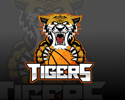 Tigers Esport Logo esport logo game logo ilustration logo logo tiger logo