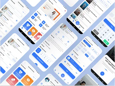 Medizo- Online Doctor Consultation App app design figma ui ux
