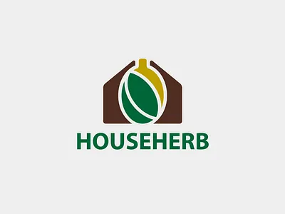 Househer Logo bussines logo herbal logo logo tree logo