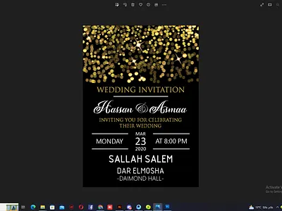 wedding invitation graphic design photoshop