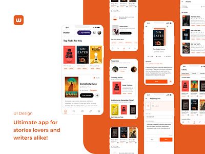 WordOn App UI Design app design branding graphic design product design ui ui ux uidesign ux visual design