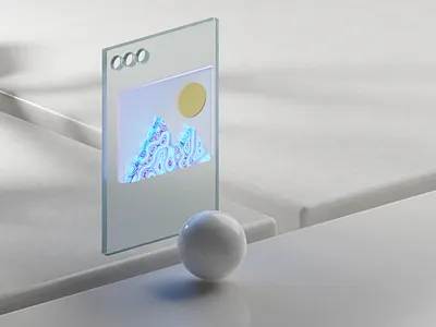 Ready for 2023 3d graphic design ui