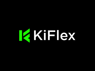 KiFlex - letter K & F abstract logo concept a b c d e f g h i j k l m n abstract logo branding creative crypto logo ecommerce graphic design icon letter f letter k logo logo design logo designer logo icon logotype metaverse modern logo o p q r s t u v w x y z tech logo technology logo