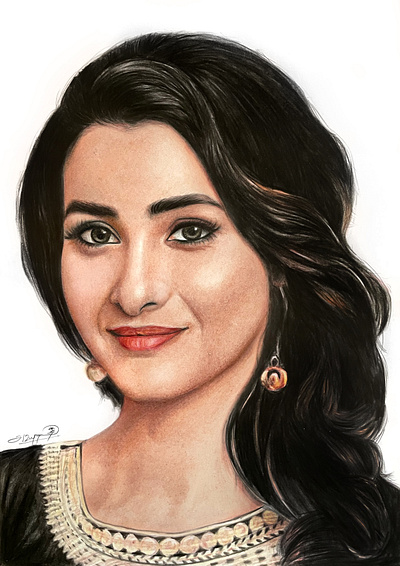 Priya Color Pencil Portrait art artist character design chratcter color color portrait design drawing fine art fine arts graphic design illustration pencil sketch portrait sketch