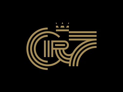 Cristiano Ronaldo - CR7, the king behance branding bruno silva brunosilva.design cr7 cristiano ronaldo design dribbble graphic design illustration logo logotype monogram portugal symbol typography vector wordmark