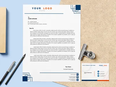 Letterhead Design art brand branding design graphic design illustration logo vector
