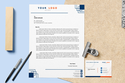 Letterhead Design art brand branding design graphic design illustration logo vector