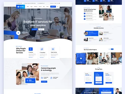 Creative agency Web Template agency creative itfirm landingpage marketing modern multipurpose template theme uiux
