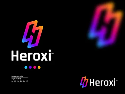 Heroxi logo design | logomark abstract logo brand identity branding business logo creative logo ecommerce gradient graphicdesign logo logo designer logo mark logodesign logos logotype minimalist logo modern logo professional logo typography unique logo vector