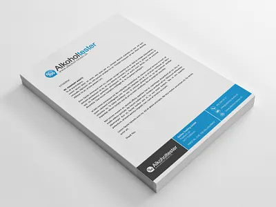 Simple Letterhead for my New Client, Letterhead Design brand identity branding branding design corporate design creative design design designer designpark14 graphic design letterhead letterhead design letterhead designer letterhead template logo stationery stationery design vector