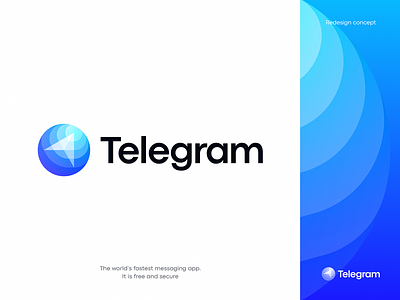 Telegram Logo Redesign Concept app blockchain branding chat communication globe gradient icon identity logo messenger mobile pattern planet rebranding redesign telegram