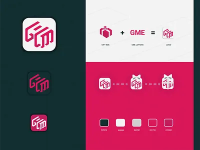 Gift delivery app logo design 3d animation branding character design graphic design illustration logo mobile motion graphics ui ux vector