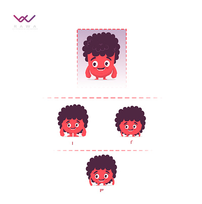 cute little monster character design 3d animation branding character design graphic design illustration logo mobile motion graphics ui ux vector