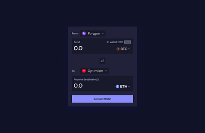 Defi Bridge UI UX Design design ui ux