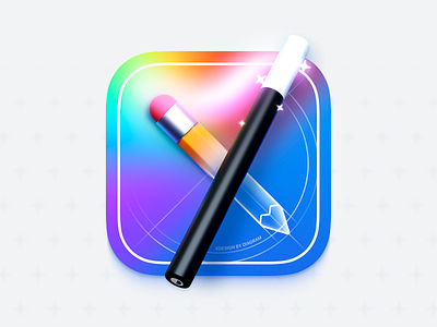 Xdesign icon 3d app icon blender blueprint icon ios icon macos icon magic wand pencil quartz composer sketch skeuomorphic skeuomorphism ui vector xcode
