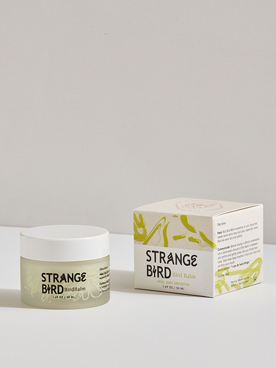 Strange Bird Beauty Package Design design graphic design package design